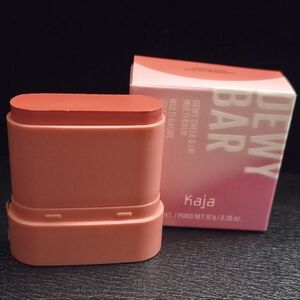 Kaja Dewy Bar Blush and Lip Balm in Grapefruit Gelato
